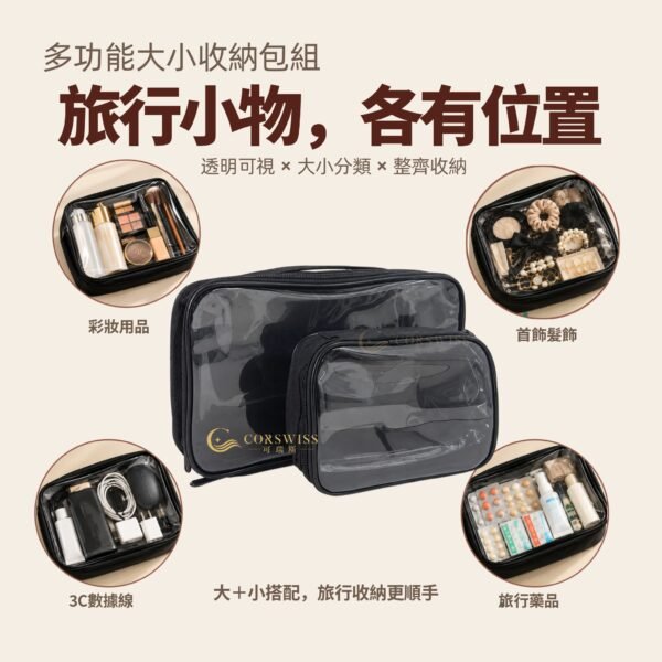 多功能大小旅行收納包